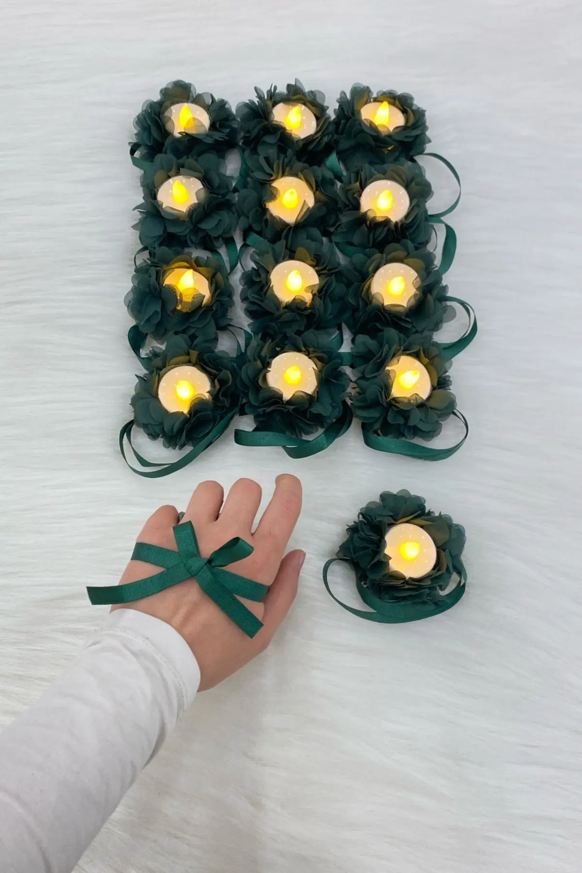LEDLİELMUMULAZERÇİÇEKLİYEŞİL