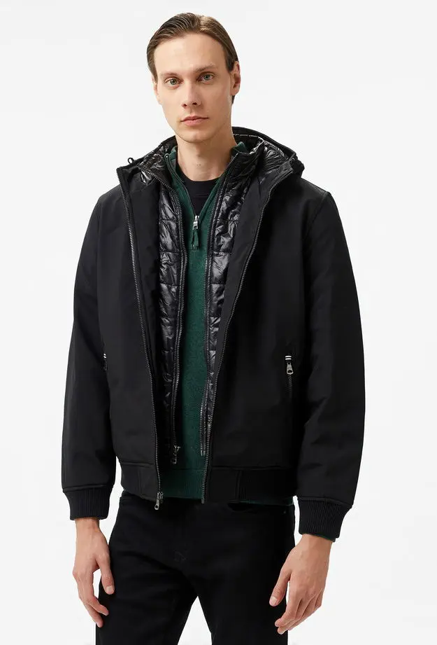 Nautica Nautica Erkek Siyah Mont