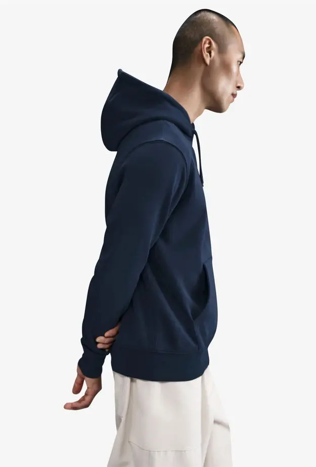 Nike Club Pullover Fleece Erkek Mavi Sweatshirt