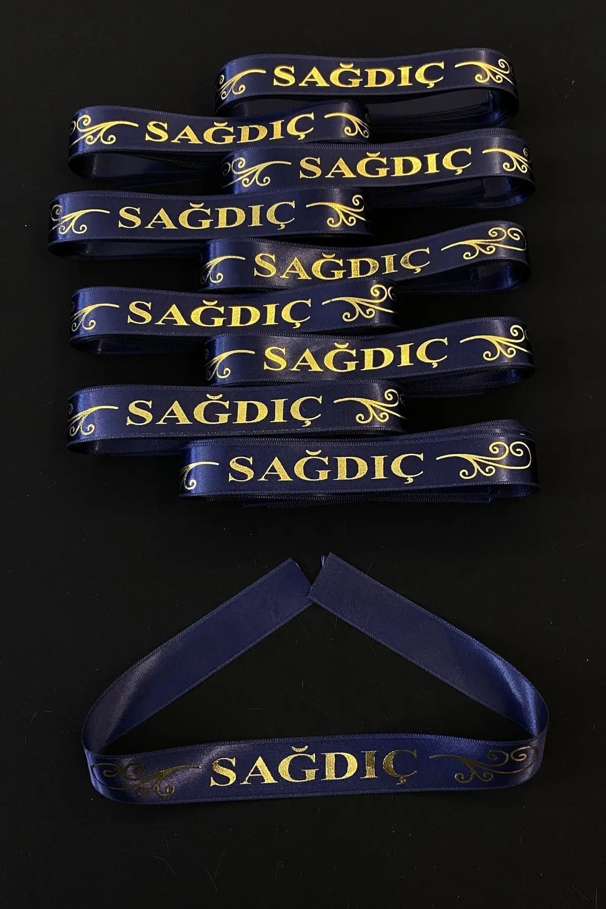 Lacivert Sağdıç Kol Kurdele, Kolluk, 1 Adet