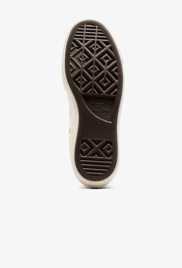 Converse Chuck Taylor All Star Lift Kadın Krem Deri Platform Sneaker