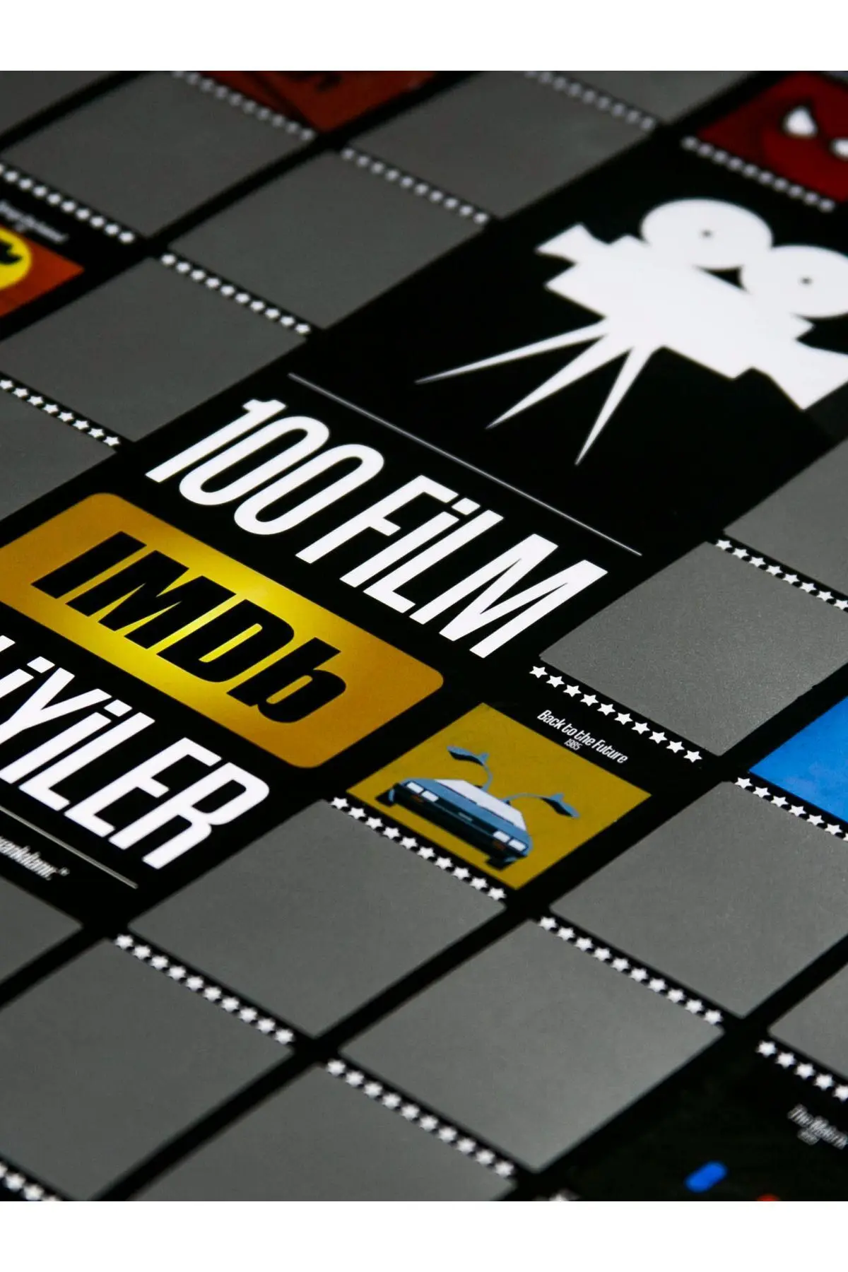 IMDb TOP 100 Kazıkazan Film Posteri, Kazınabilir Poster, En İyi 100 IMDb Filmi, Kolayca Kazınabilir