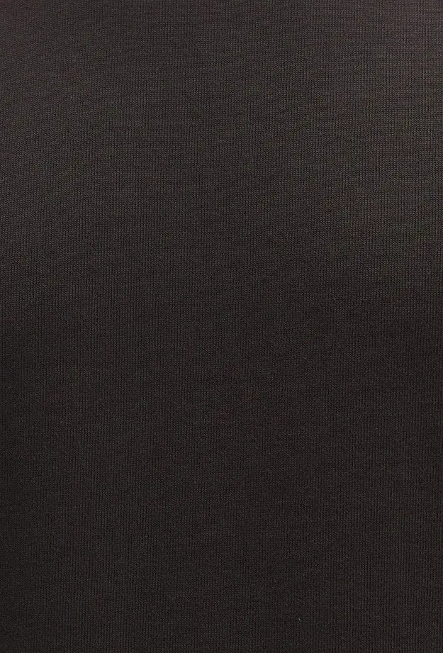 Mavi Bisiklet Yaka Kahverengi Basic Tişört Loose Fit / Bol Rahat Kesim 0611596-70219