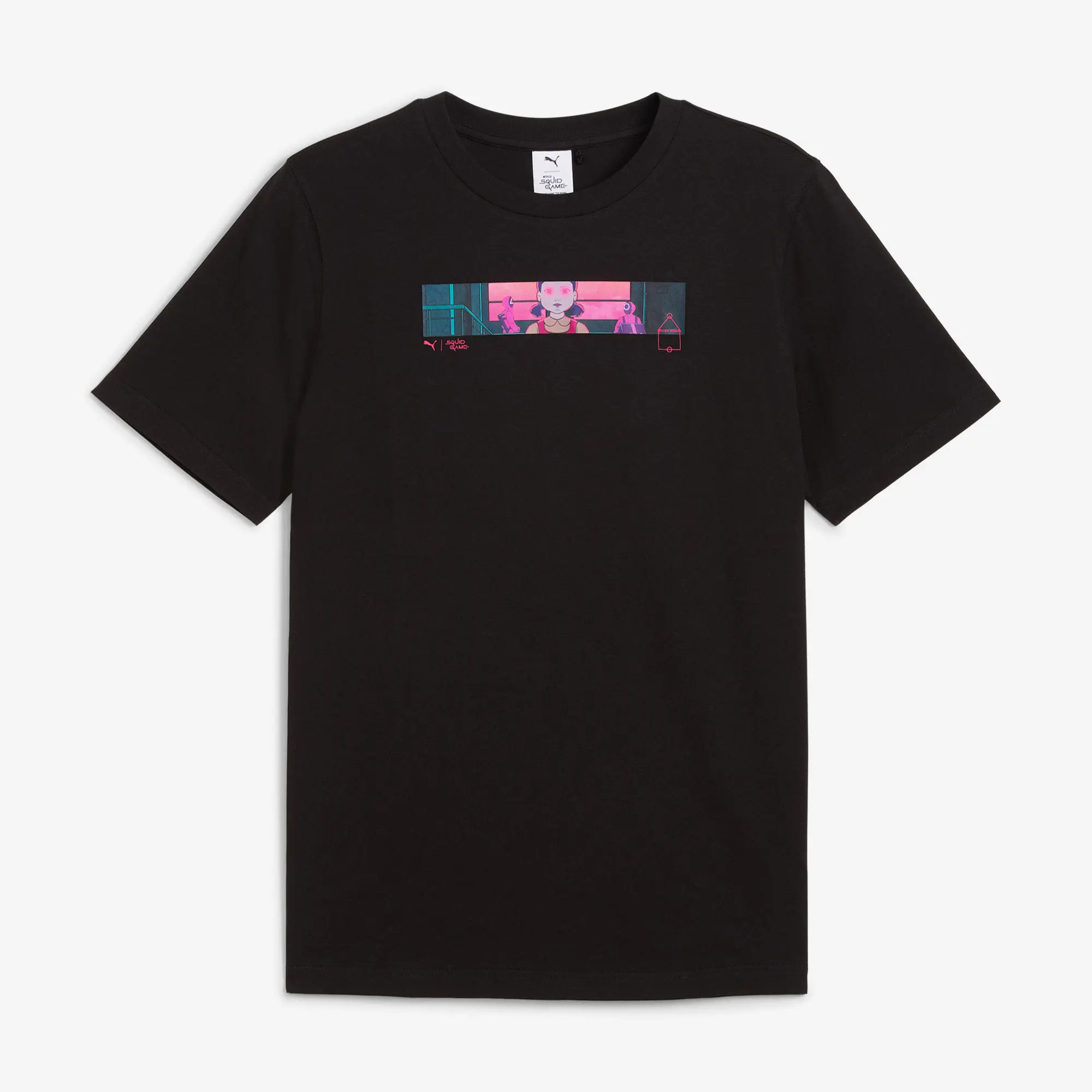 Puma X Squid Game Erkek Siyah T-Shirt