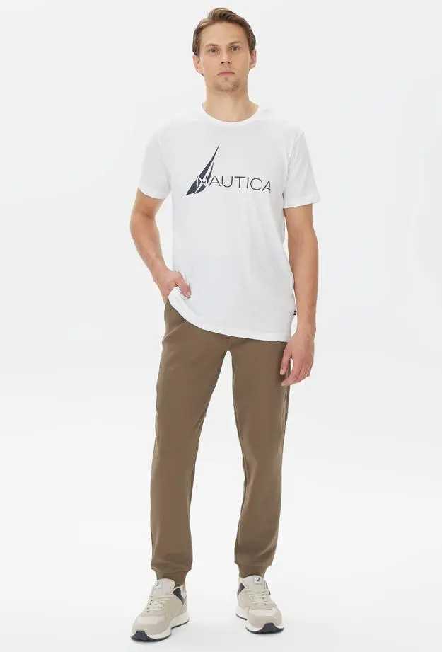 Nautica Nautica Erkek Kahverengi Standart Fit Eşofman Altı