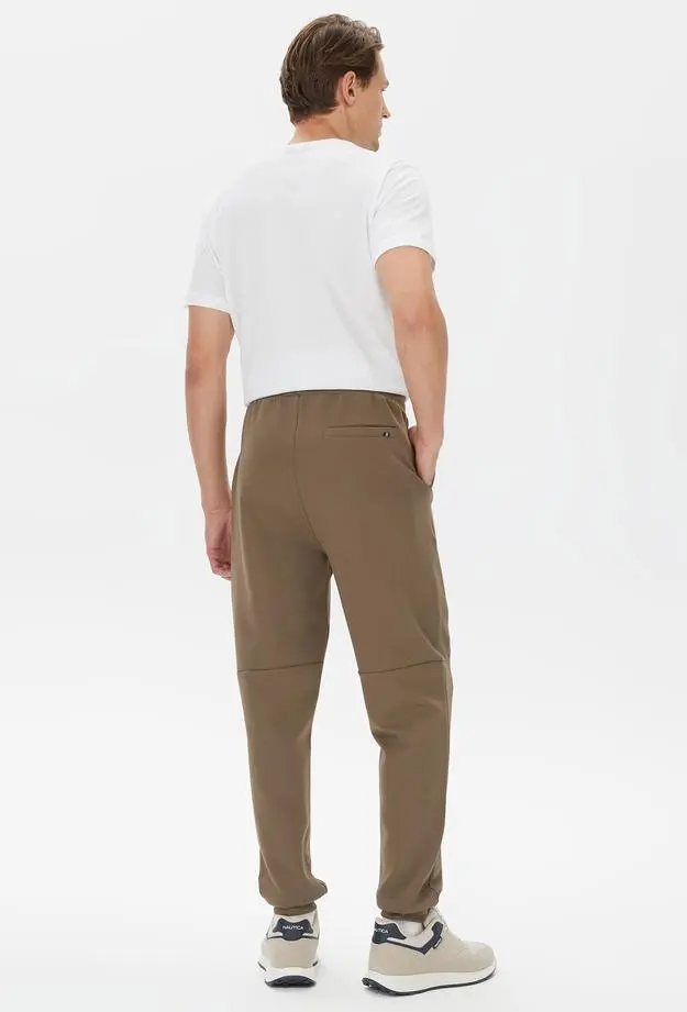 Nautica Erkek Kahverengi Standart Fit Eşofman Altı