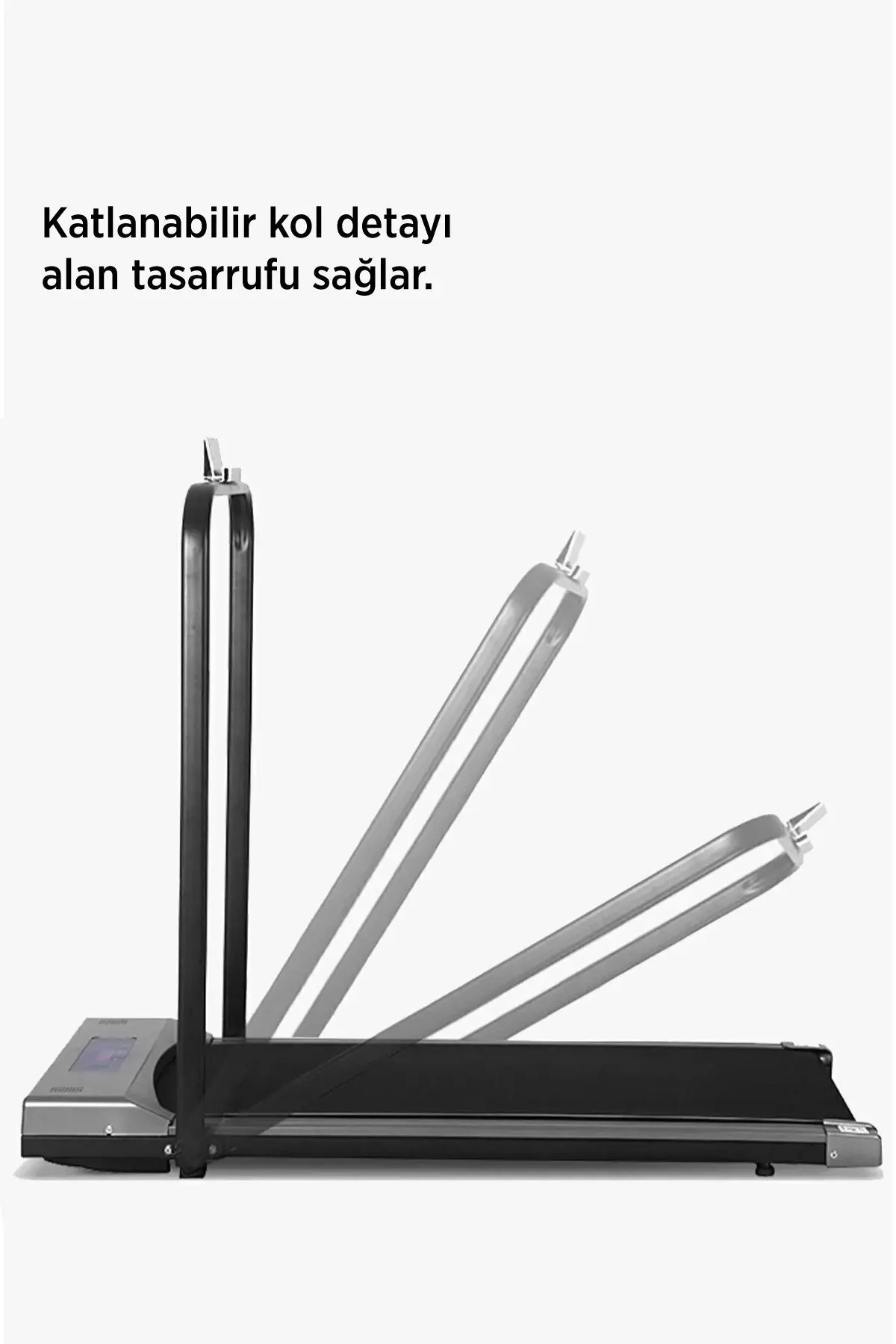 Bluetoothlu Koşu Bandı - Katlanabilir ve Müzik Çalar Yürüyüş Bandı