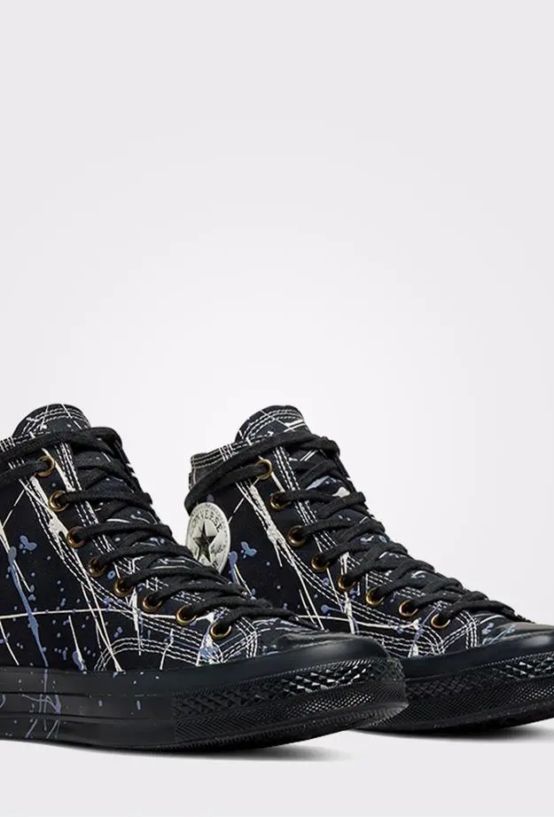 Converse Chuck 70 Paint Splatter Kadın Siyah Sneaker