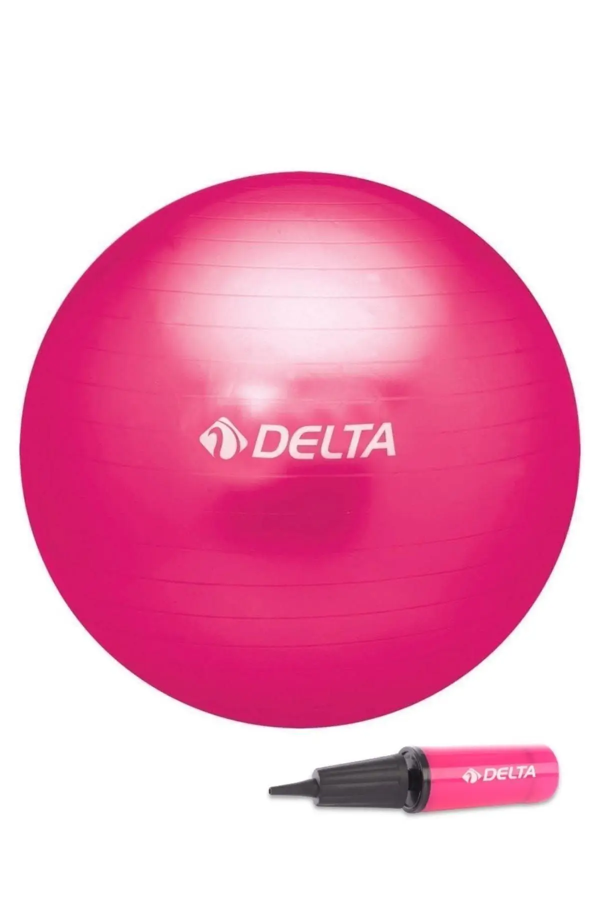 Delta 75 Cm Deluxe 170 Cm - 179 Cm Boy Aralığında Olanlar Için Uygun Fuşya Pilates Topu Ve Pompa Seti