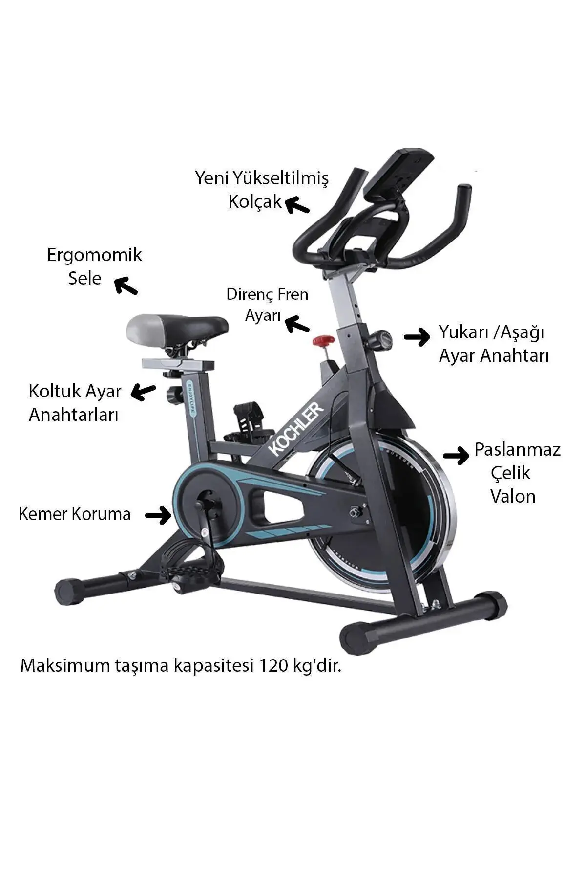 Profesyonel Spinning Bike-2 Kondisyon Bisikleti Ve Kondisyon Aleti