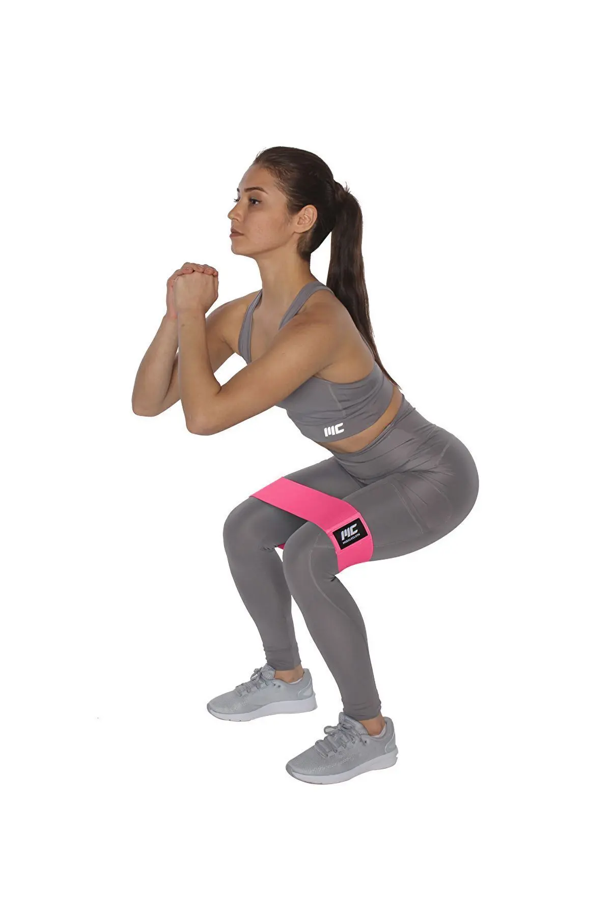 MUSCLECLOTH Loop Band Direnç Bandı Orta Pembe