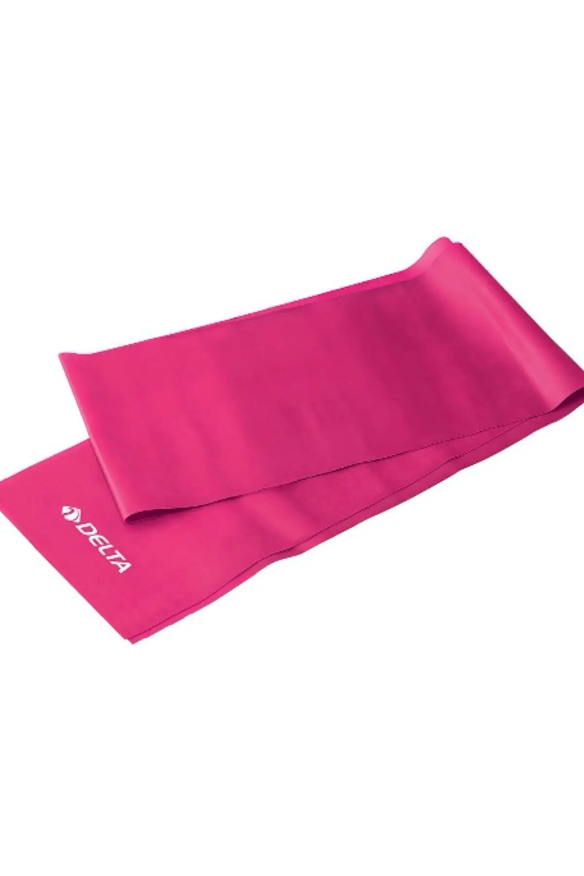 Delta Pilates Bandı Orta Sert 120 x 15 cm Egzersiz Direnç Lastiği (Uç Kısmı Açık)