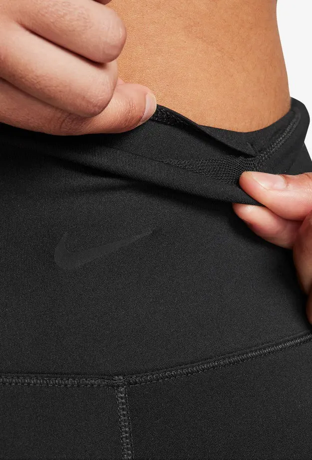 Nike One Dri-Fit 13 cm Kadın Siyah Tayt