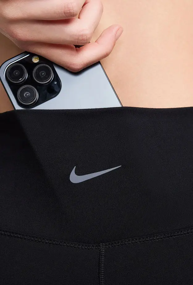 Nike One Dri-Fit 13 cm Kadın Siyah Tayt