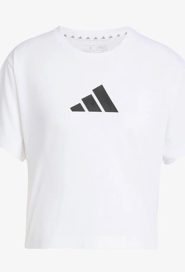 adidas Performance Big Logo Kadın Beyaz Antrenman T-Shirt