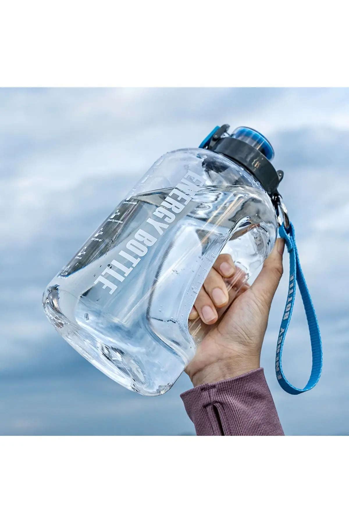 Suhvee Sporcu Su Matarası Su Matarası Bpa Free 2.5L  Suluk Gym Matara