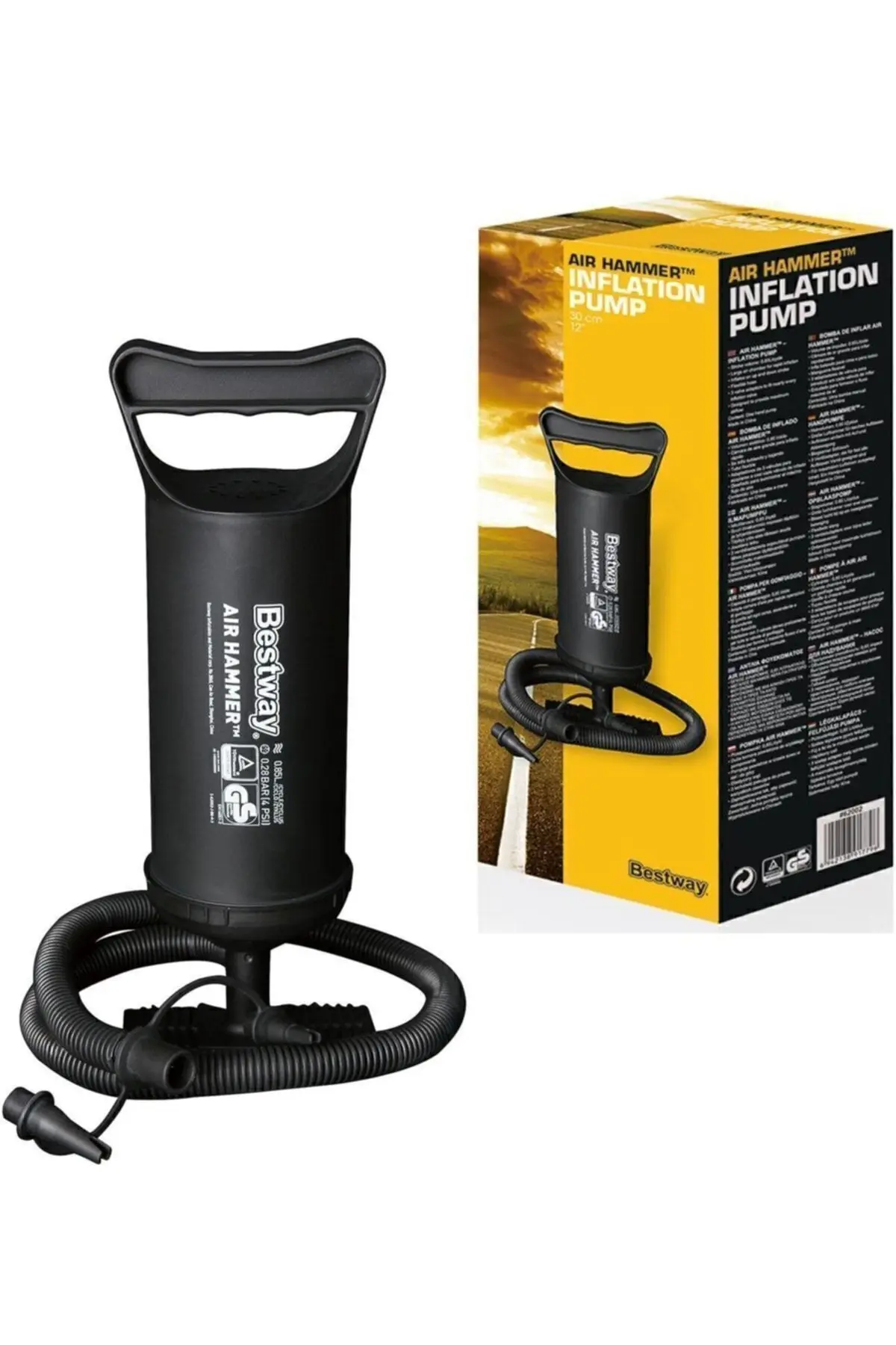 Pompa Hediye - 12819, Büyük Boy Dikdörtgen Şişme Aile Havuzu (211x132x46cm)