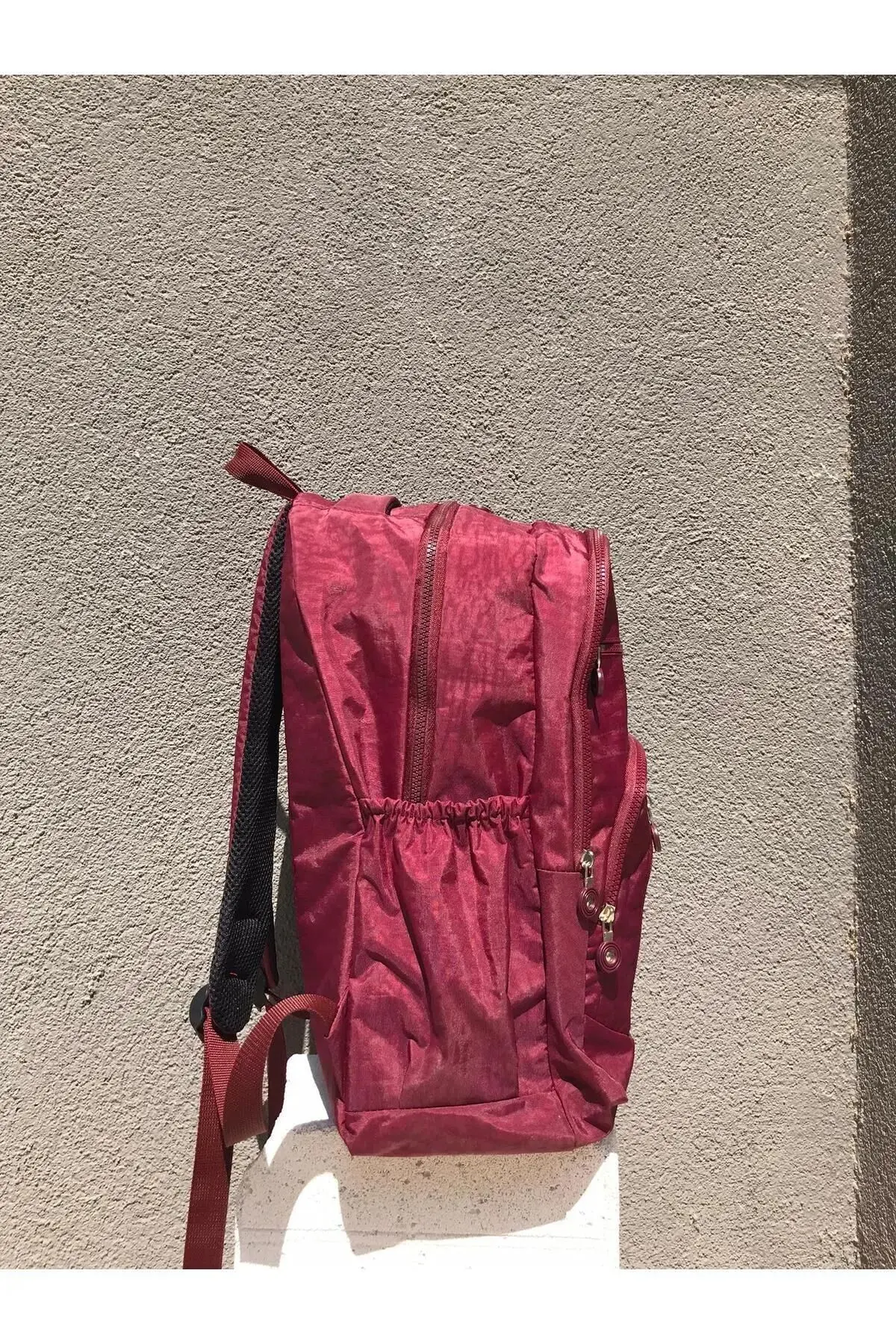 Unisex Krinkıl Su Geçirmez Kumaş Büyük Boy Çok Gözlü Okul Ve Seyahat Sırt Çantası Cty-lbn-101