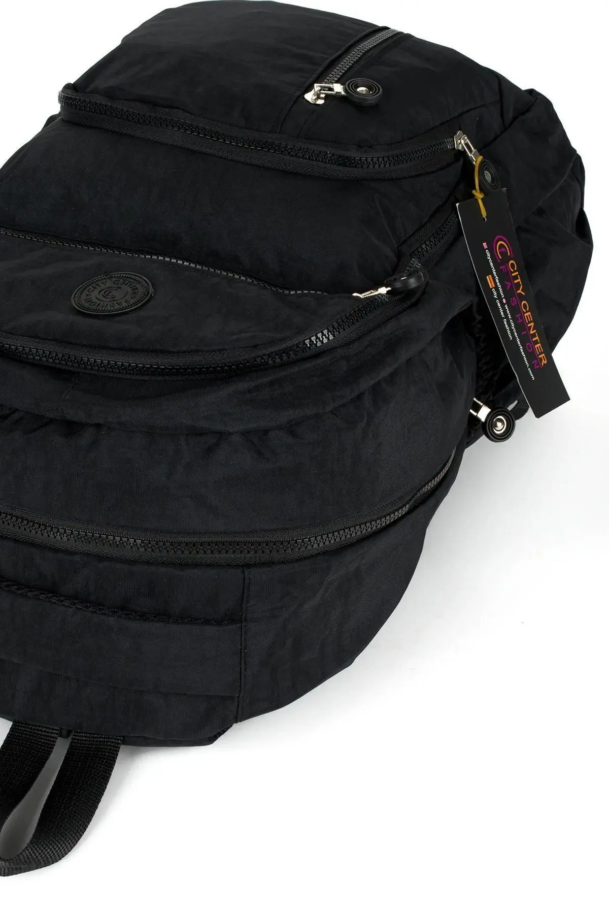 Unisex Krinkıl Su Geçirmez Kumaş Büyük Boy Çok Gözlü Okul Ve Seyahat Sırt Çantası Cty-lbn-101