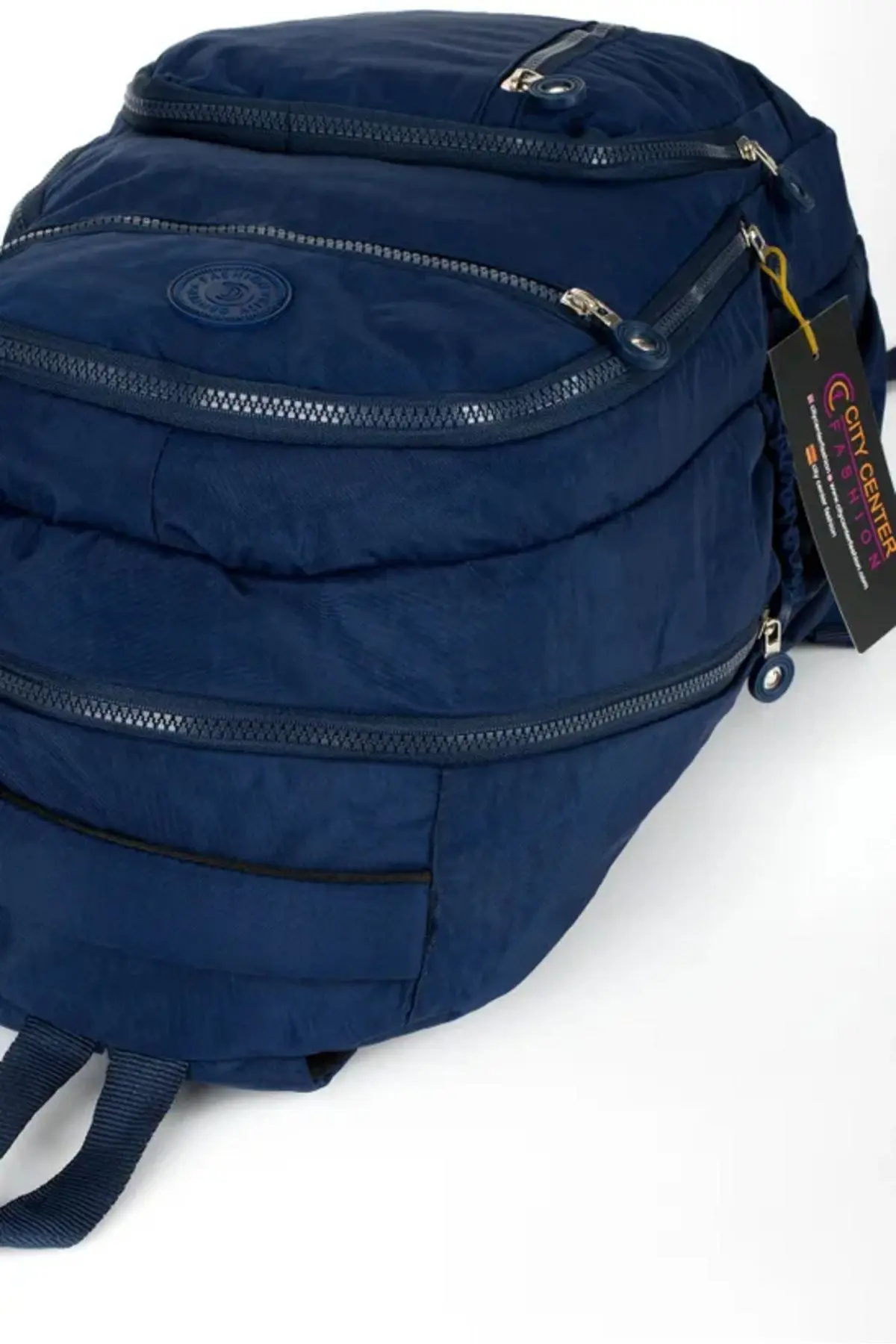 Unisex Krinkıl Su Geçirmez Kumaş Büyük Boy Çok Gözlü Okul ve Seyahat Sırt Çantası cty-lbn-101