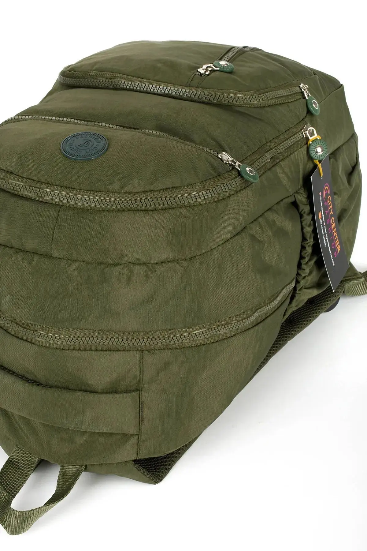 Unisex Krinkıl Su Geçirmez Kumaş Büyük Boy Çok Gözlü Okul Ve Seyahat Sırt Çantası Cty-lbn-101