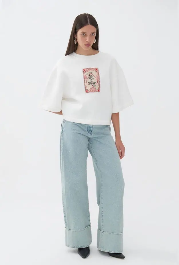 Oversize Kısa Kollu T-shirt