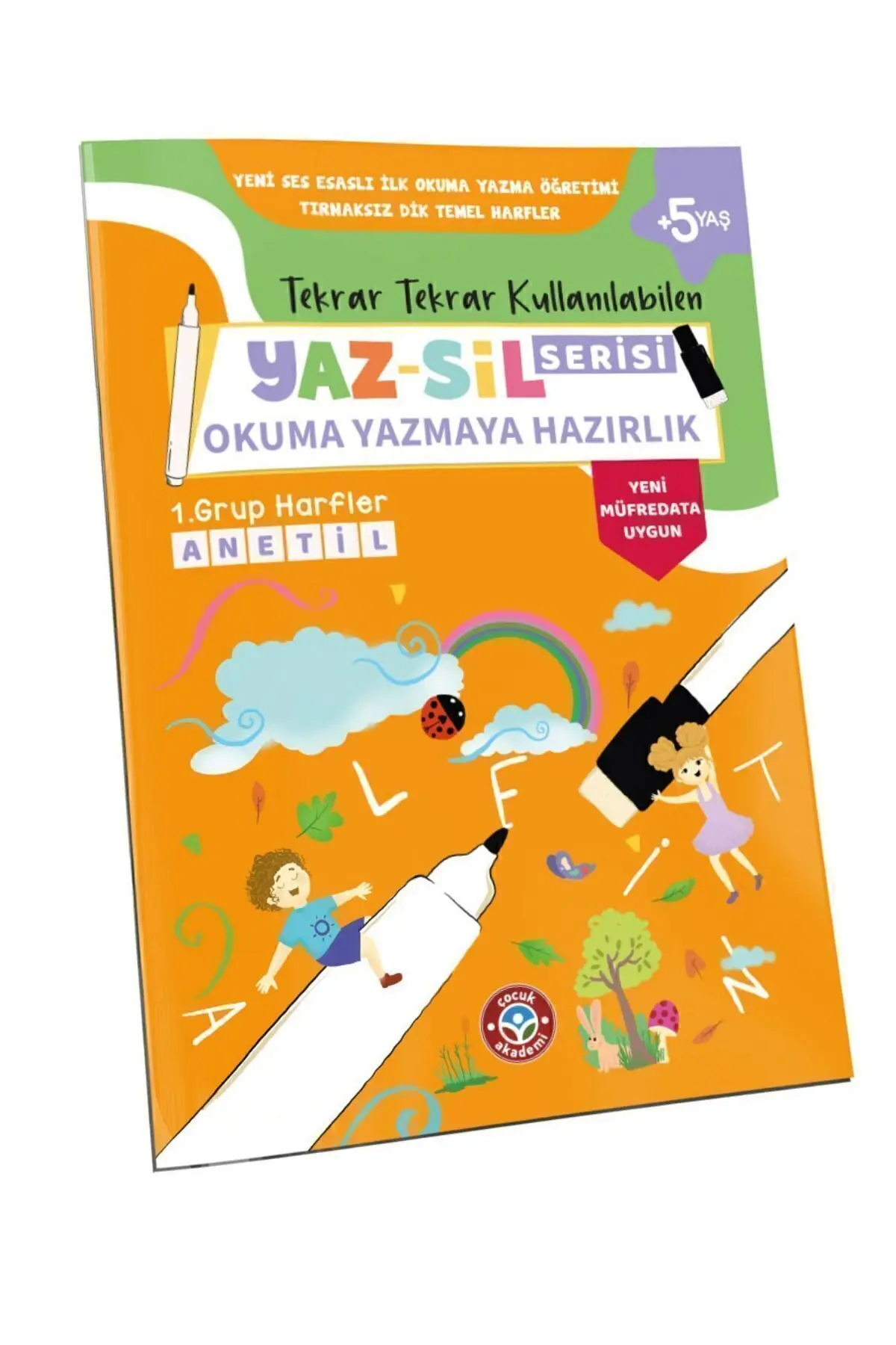 Yeni Müfredat Yaz Sil Serisi Okuma Yazmaya Hazırlık Seti