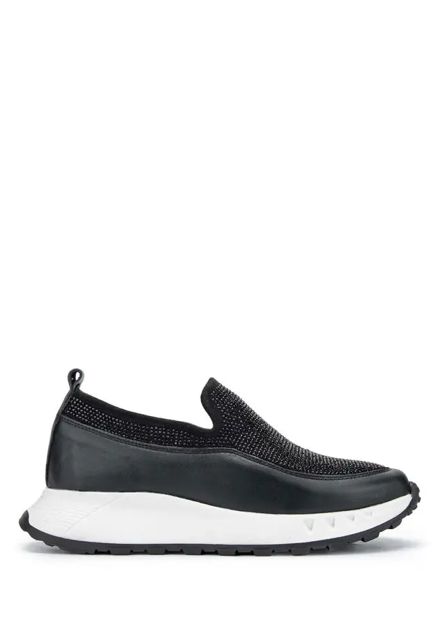 Tamer Tanca Tamer Tanca Kadın Hakiki Deri Siyah Sneakers & Spor Ayakkabı