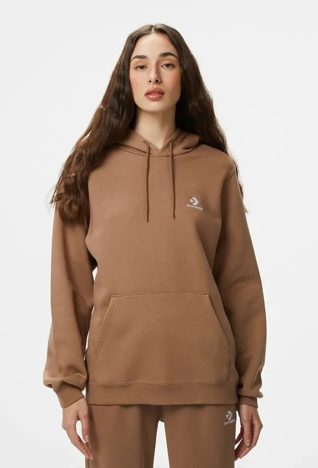 Converse Converse Unisex Kahverengi Hoodie