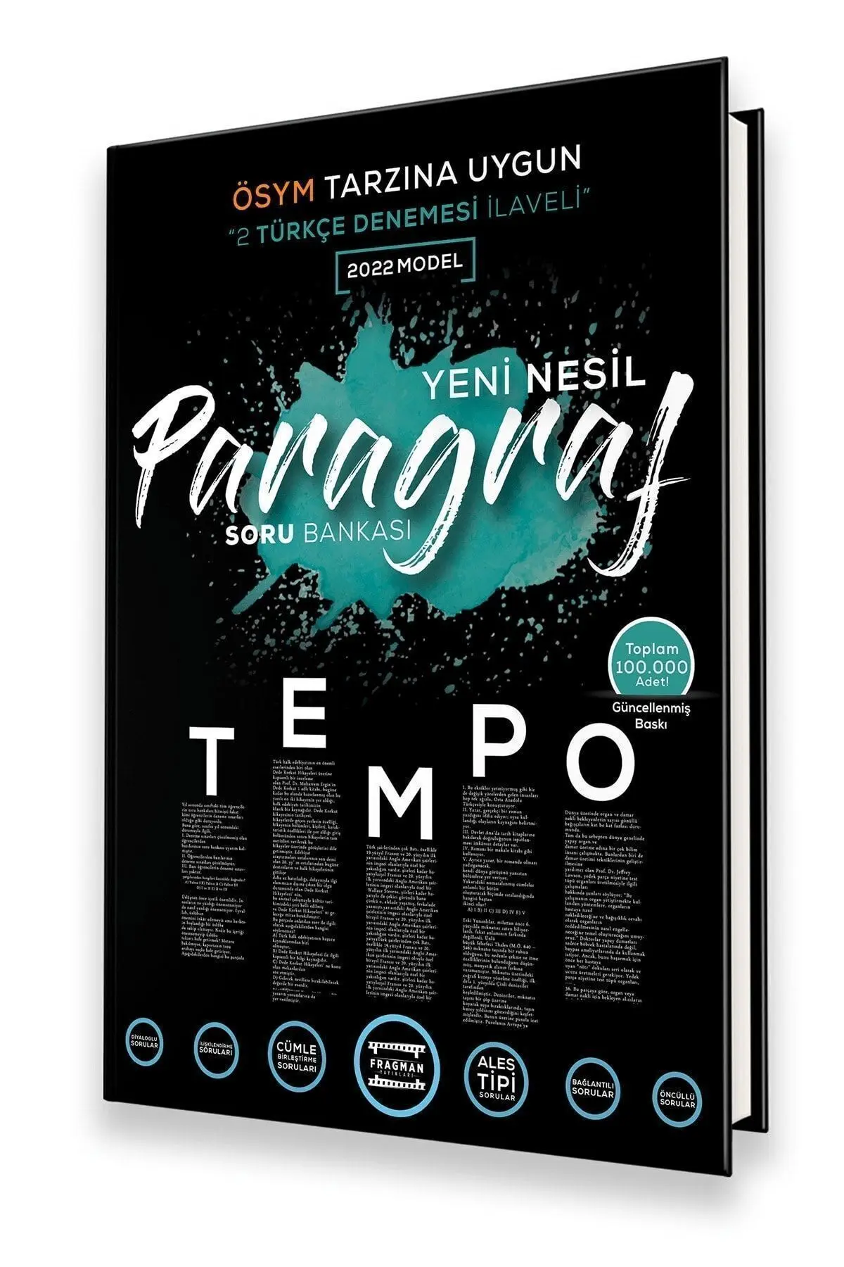 2025 Tyt Tempo Paragraf Yeni Nesil Soru Bankası 2 Tyt Türkçe Denemesi Ilaveli