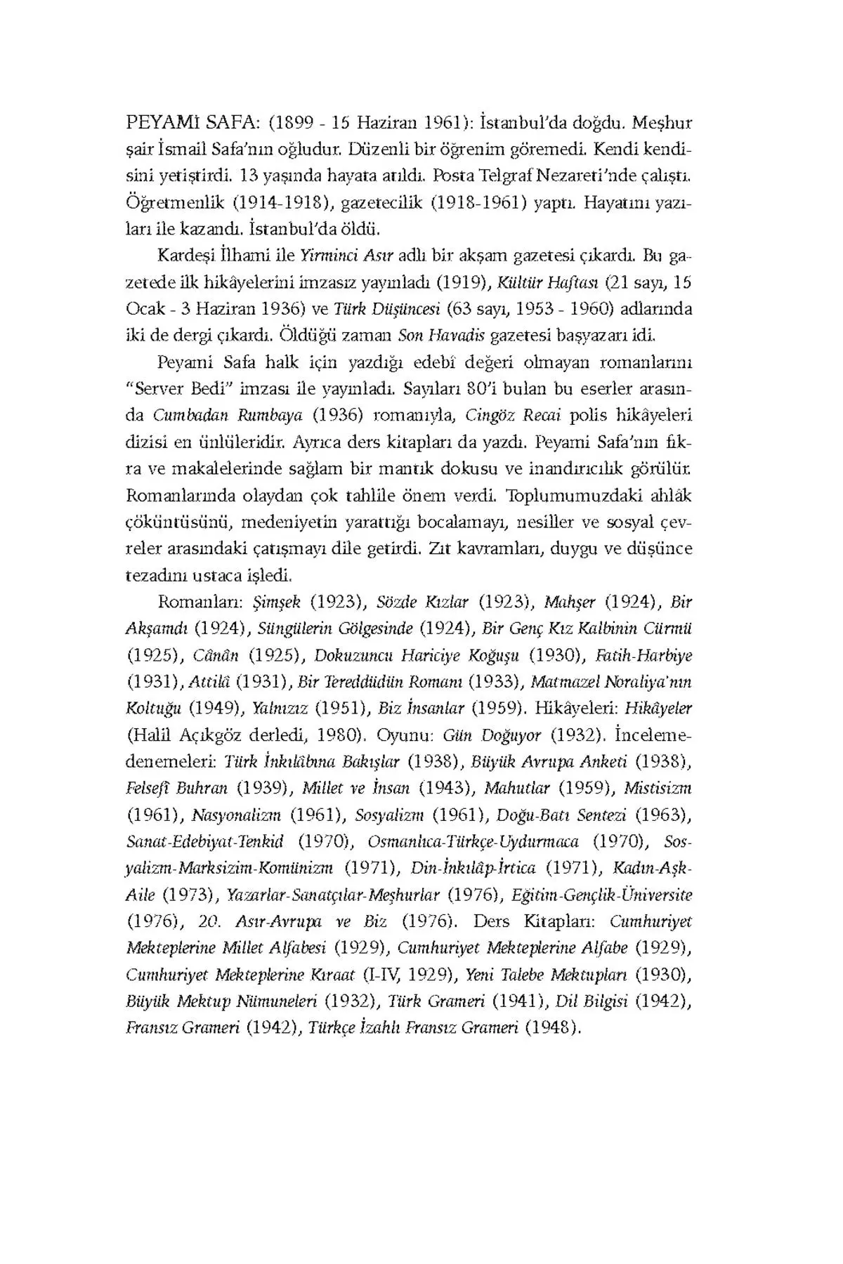 Dokuzuncu Hariciye Koğuşu / Peyami Safa