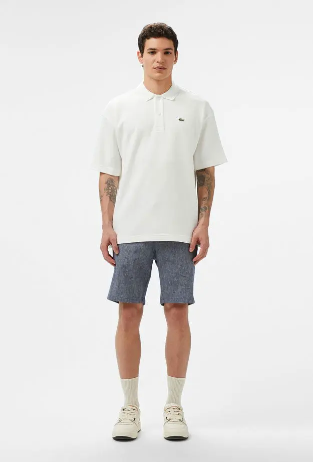 Lacoste Lacoste Erkek Regular Fit Lacivert Bermuda Şort