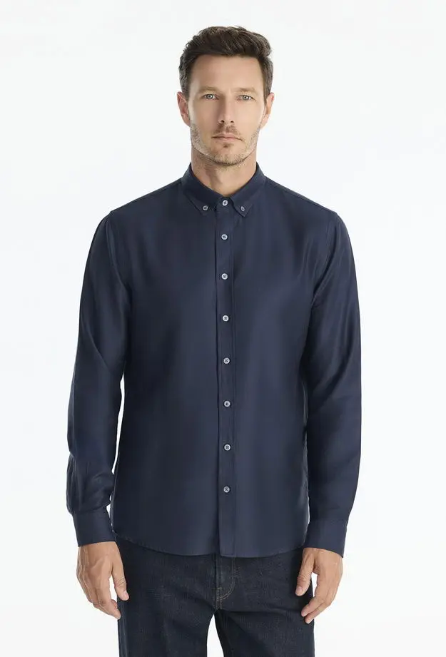 Yargıcı YARGICI Regular Gömlek Yaka Uzun Kol Gömlek