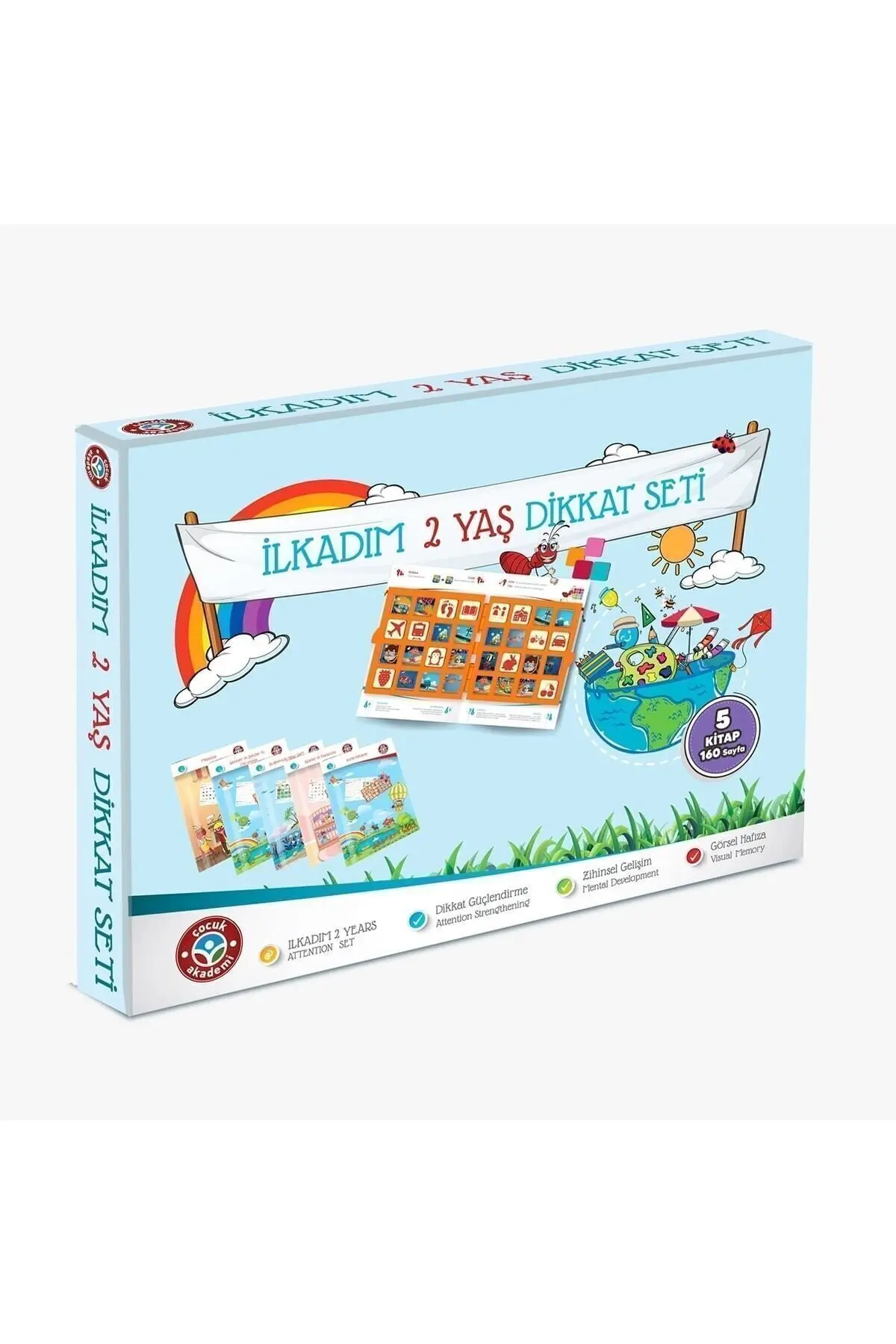 2 Yaş Dikkat Ve 2 Yaş Etkinlik Seti