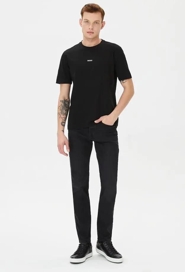 Boss Tchup Erkek Siyah T-Shirt