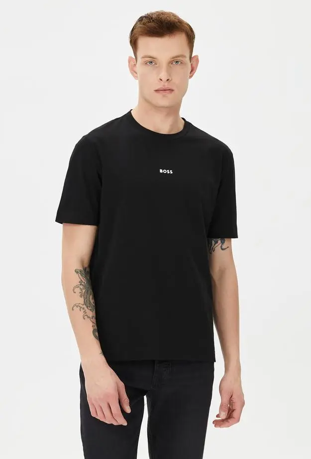 BOSS Boss Tchup Erkek Siyah T-Shirt