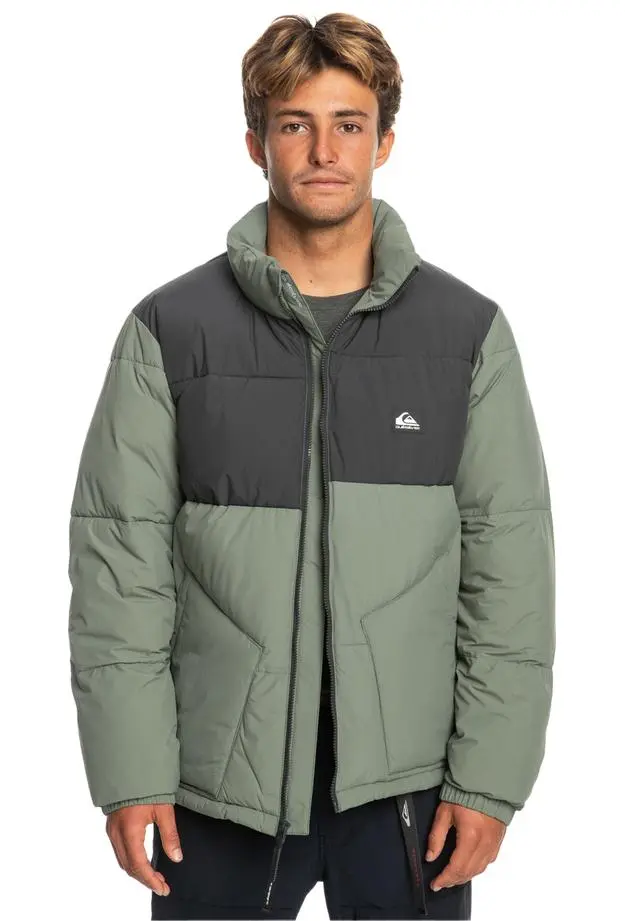 Quiksilver Erkek Ceket Wild Mountain Yeşil Günlük Giyim