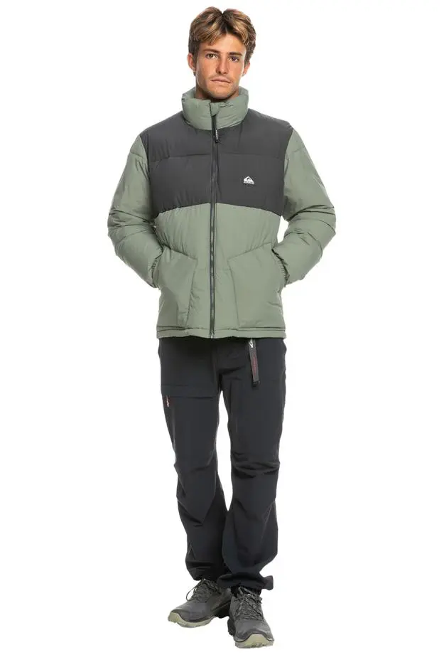 Quiksilver Erkek Ceket Wild Mountain Yeşil Günlük Giyim
