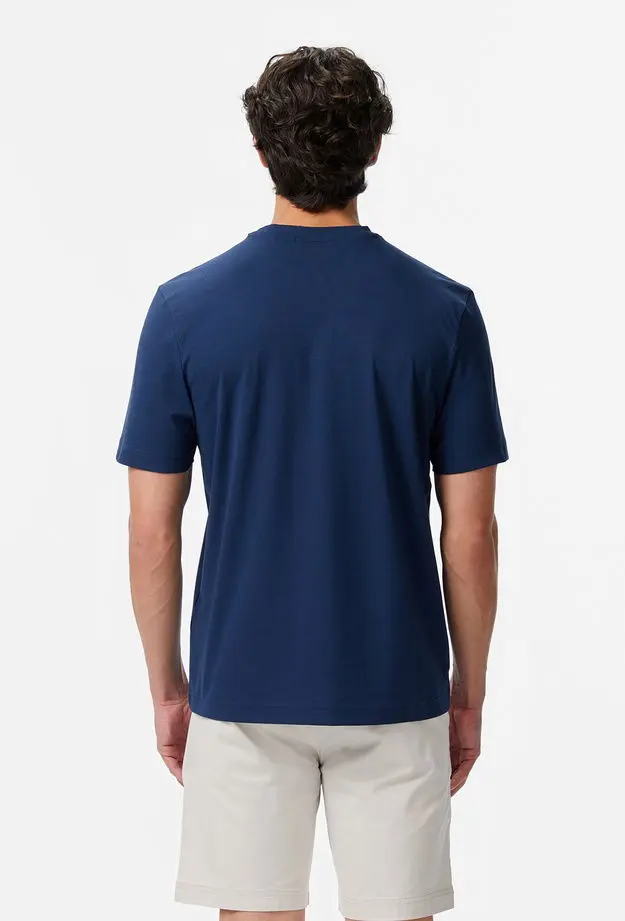 Boss Erkek Mavi T-Shirt