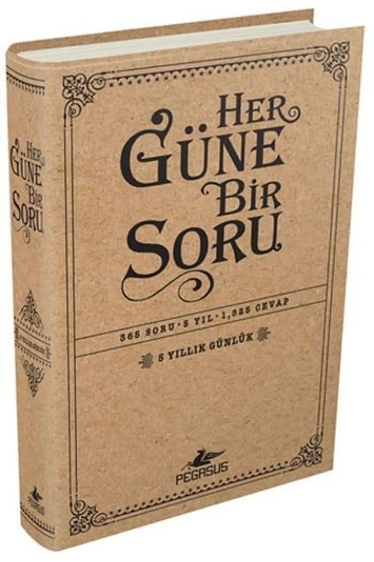 Pegasus Yayınları Her Güne Bir Soru: 5 Yıllık Günlük (Ciltli - Cep Boy) - Potter Style