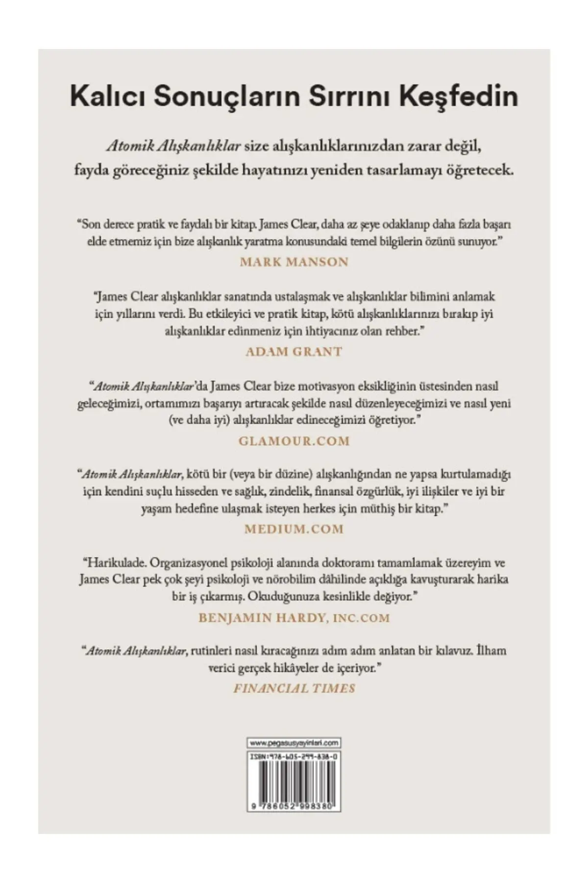 Atomik Alışkanlıklar – James Clear