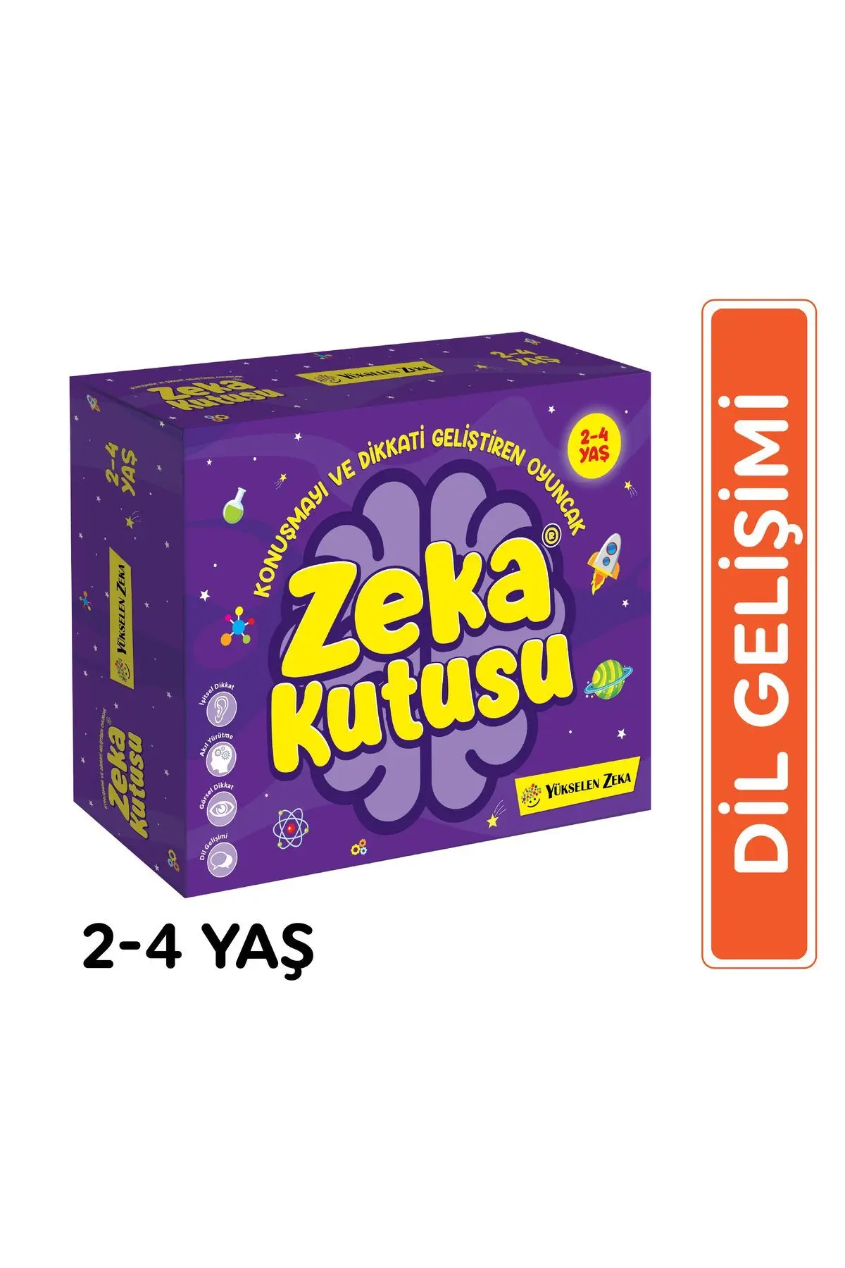 yükselen zeka 2-4 Yaş Zeka Kutusu – Konuşmayı Ve Dikkati Geliştiren Oyuncak