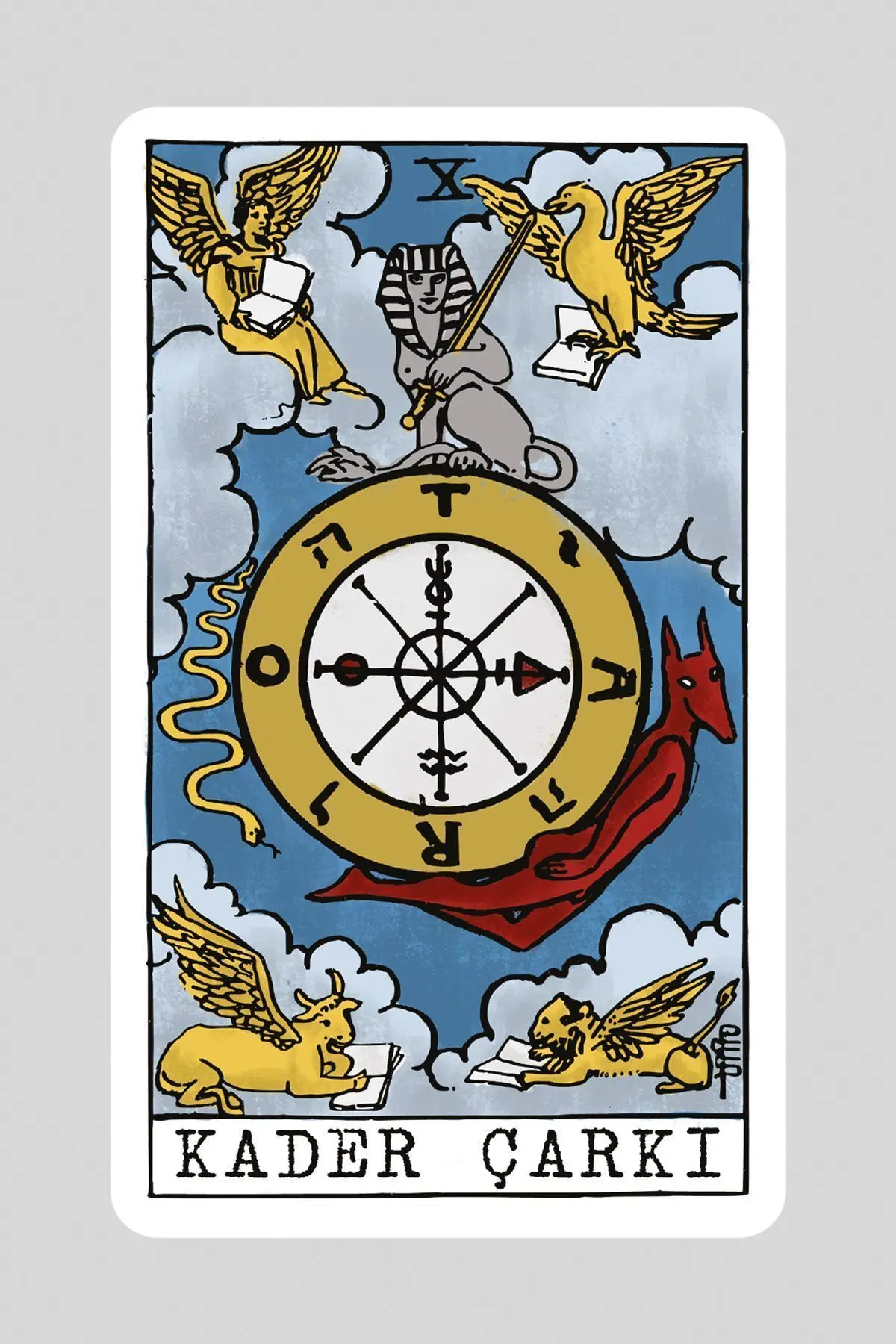 Klasik Tarot Takımı - 78 Kart Ve Rehber Kitap 2021 Orijinal Evrensel Baskı Oval Kenarlar