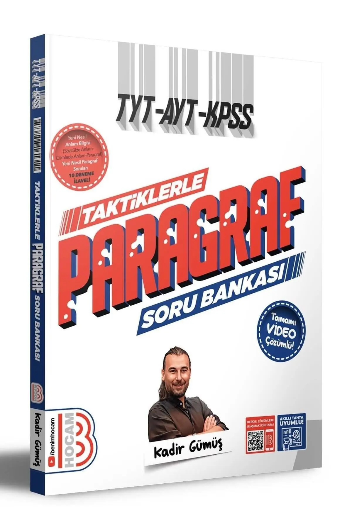 Benim Hocam Yayınları 2024 Tyt - Ayt - Kpss Taktiklerle Paragraf Soru