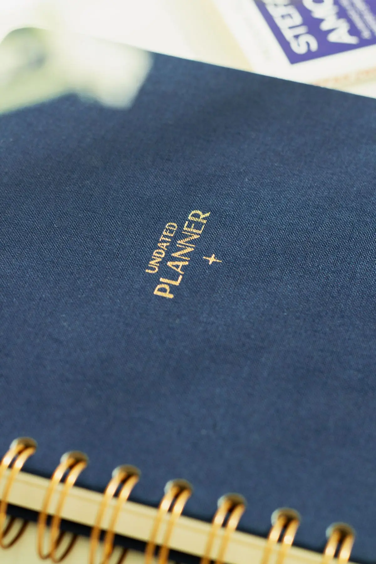 A5 Spiralli Keten Süresiz Planlayıcı Ajanda Lacivert