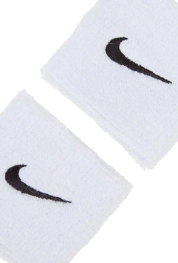 Swoosh Wristbands 2 Unisex Beyaz Antrenman Havlu Bileklik N.NN.04.101.OS