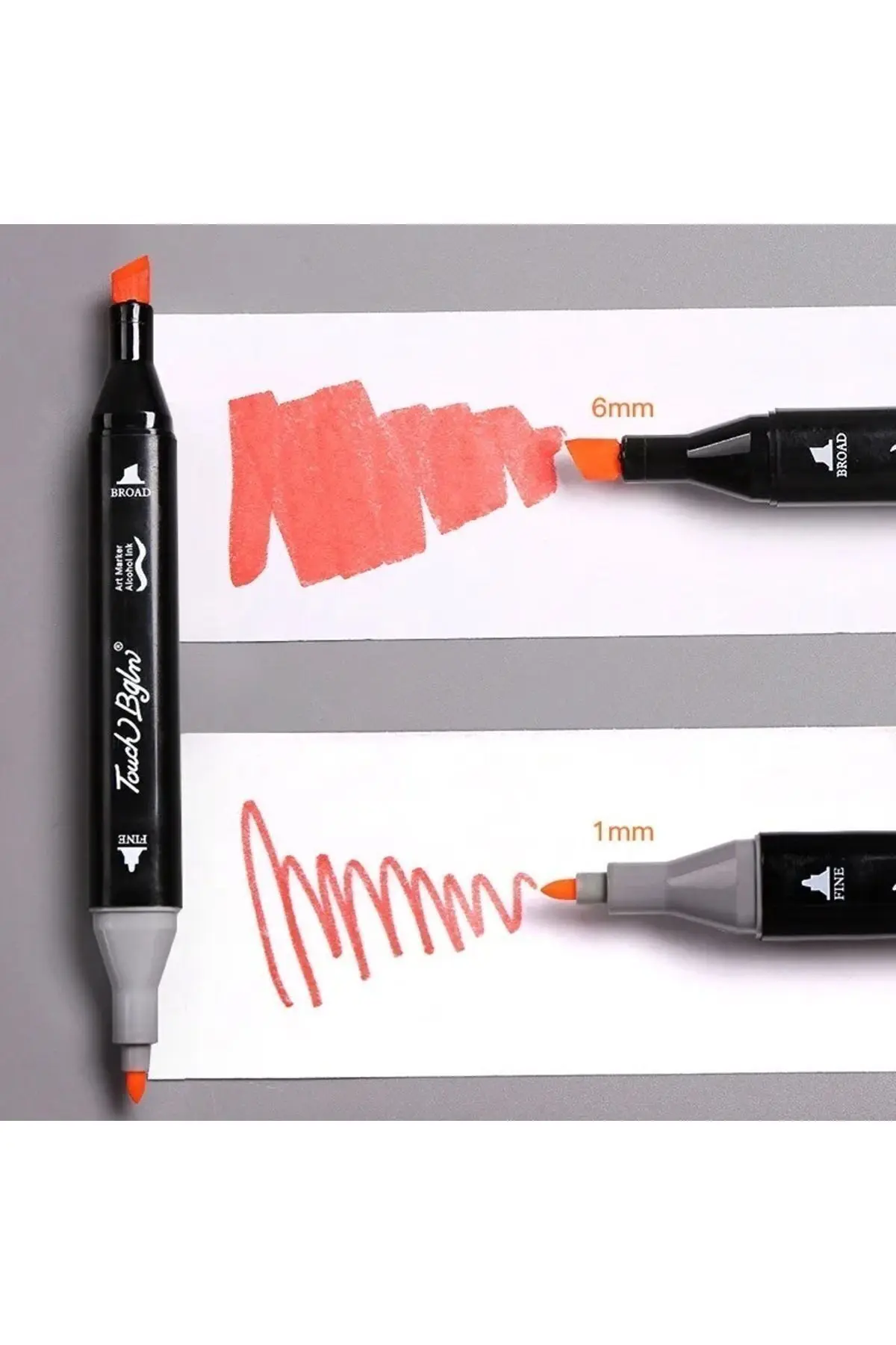 60 Adet Çift Taraflı Marker Kalem Seti Çantalı