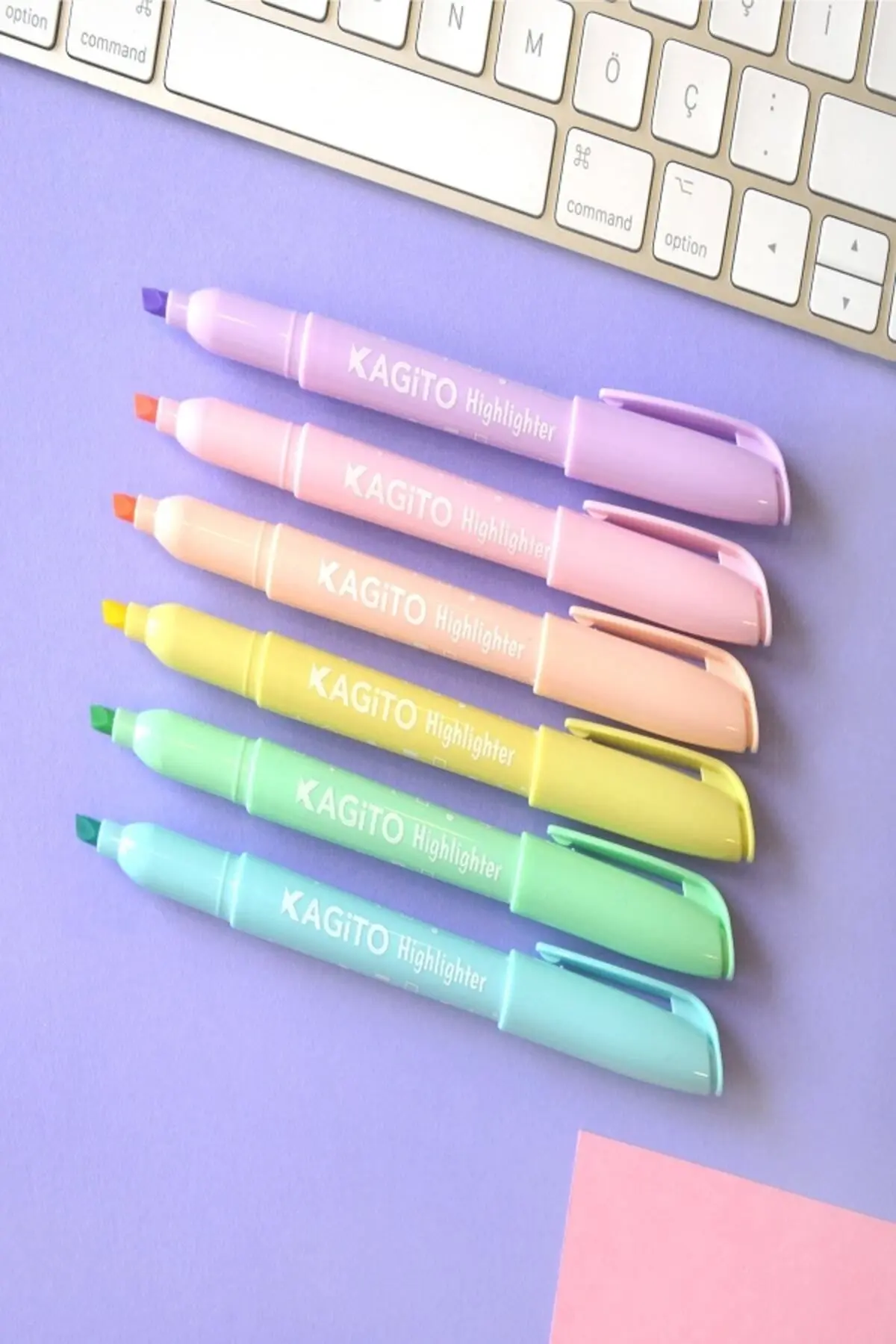 kagito Pastel Highlighter Kalem Seti 6’lı