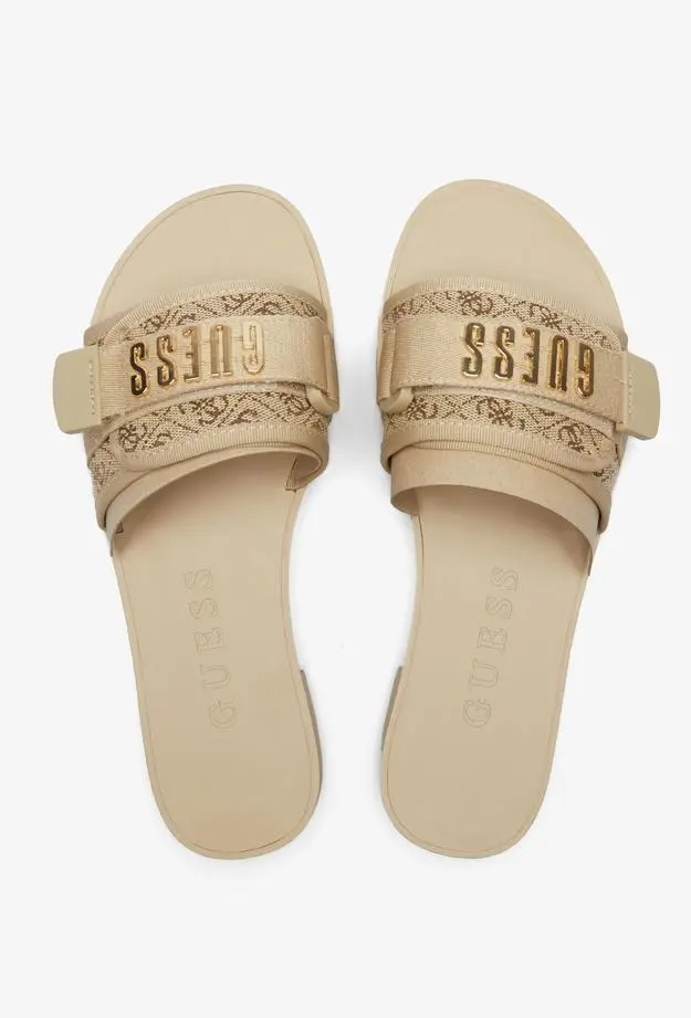 Guess Guess Elyze Kadın Kahverengi Terlik