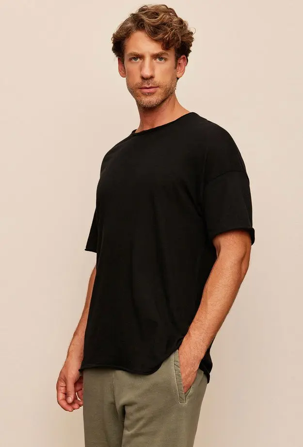 The Stay Line Lonzo Erkek Siyah T-Shirt